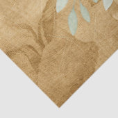 Wildblumen des Wasserfarbenfalls auf Pergament Seidenpapier (Ausschnitt)