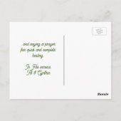 Wildblumen, die an Sie denken Postkarte (Rückseite)