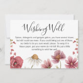 Wildblumen, die eine gut Brautparty-Karte wünschen Einladung (Vorderseite)