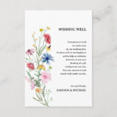 Wildblumen, die gut heiraten wollen begleitkarte (Vorderseite)