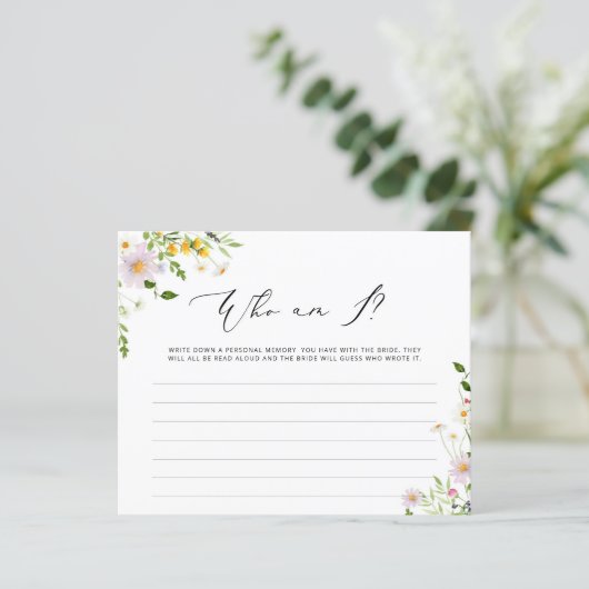 Wildblumen, die ich bin Brautparty (Stehend Vorderseite)