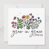 Wildblumen, die in Anmut Christlich werden (Vorderseite)