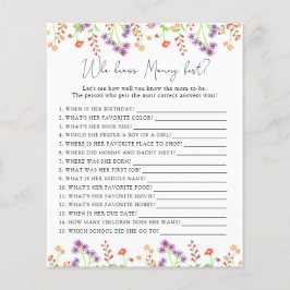 Wildblumen, die MOMMY am besten kennen