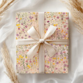 Wildblumen, die wild wachsen seidenpapier