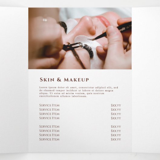 Wildblumen dreifach Broschüre (Innenseite Mitte)