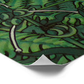 Wildblumen Drucken Foxglove Blume Malerei Poster (Ecke)