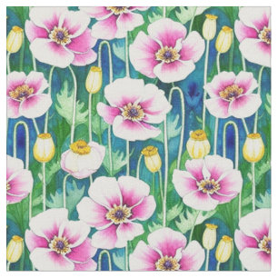 Wildblumen Druckgewebe Stoff