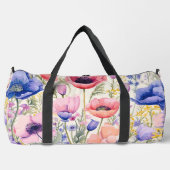 Wildblumen Duffle Bag (Vorderseite)