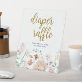 Wildblumen Duschschlauch-Raffelzeichen Sockelschild (In SItu)