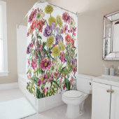 Wildblumen Duschvorhang (Beispiel)