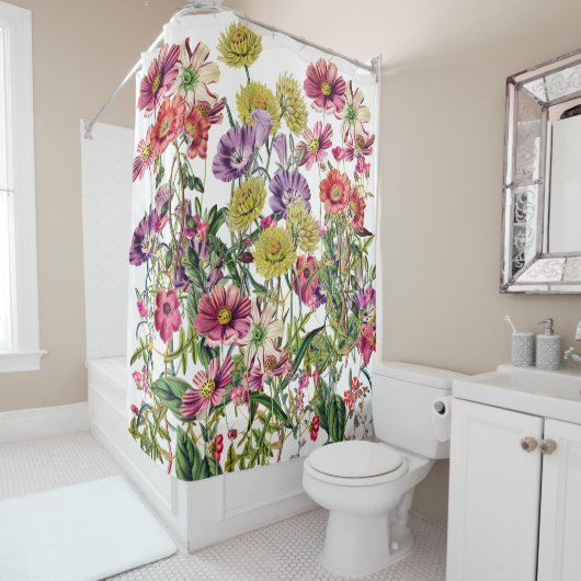 Wildblumen Duschvorhang (Beispiel)
