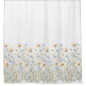 Wildblumen duschvorhang (Vorderseite)