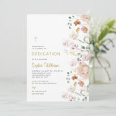 Wildblumen Einladung (Stehend Vorderseite)