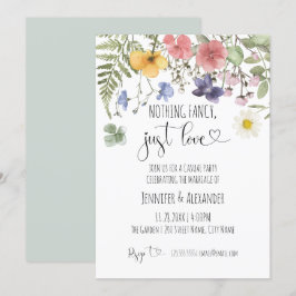 Wildblumen Einladung zur Hochzeitsempfehlung