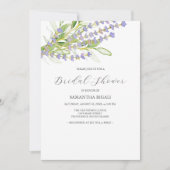 Wildblumen Einladungen für Brautduschen (Vorderseite)