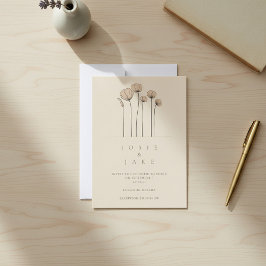 Wildblumen Einladungen von Mute Tones