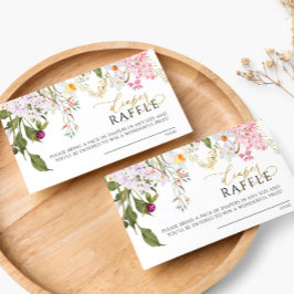 Wildblumen - Eintrittskarte für Windeln Begleitkarte