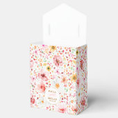 Wildblumen Elegant Boho Blush Bloral Wedding Geschenkschachtel (Geöffnet)