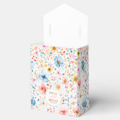 Wildblumen Elegante Romantische Boho Blumenhochzei Geschenkschachtel (Geöffnet)