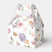 Wildblumen Elegantes Brautparty Geschenkschachtel (Rückseite)