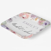 Wildblumen Elegantes Brautparty Papierplatte Pappteller (Gewinkelt)