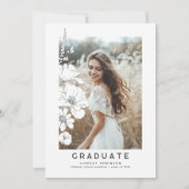 Wildblumen Elegantes Foto der Modernen Schulungspa Einladung (Vorderseite)