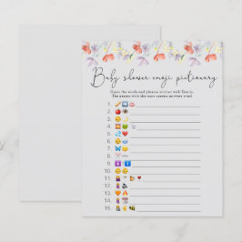 Wildblumen Emoji - Kindermädchen