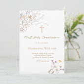 Wildblumen | Erste Einladung (Stehend Vorderseite)