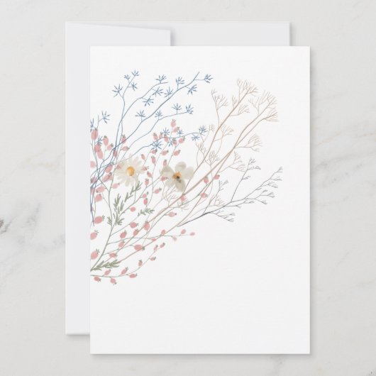 Wildblumen | Erste Einladung (Rückseite)