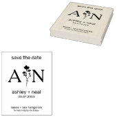 Wildblumen & Erste für Hochzeiten Speichern Sie da Gummistempel (Stempel)