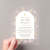 Wildblumen Erste Heilige Kommune Acryleinladungen (Insitu (Handheld))