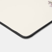 Wildblumen Erste Schritte in Monogramm Schreibtischunterlage (Ecke)