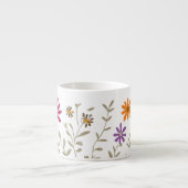 Wildblumen Espressotasse (Vorderseite)