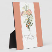 Wildblumen Faith Fotoplatte (Seite)