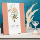Wildblumen Faith Fotoplatte (Seite)