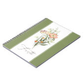 Wildblumen Faith Notebook Notizblock (Linke Seite)