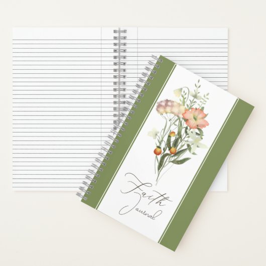 Wildblumen Faith Notizblock (Innen)