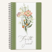 Wildblumen Faith Notizblock (Vorderseite)
