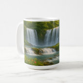 Wildblumen fallen kaffeetasse (Vorderseite Links)