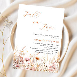 Wildblumen fallen Liebe für Brautparty