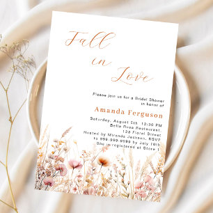 Wildblumen fallen Liebe für Brautparty