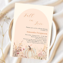 Wildblumen fallen Liebe Kürbis Haushalt Brautparty