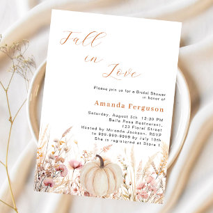 Wildblumen fallen Liebe Kürbis Haushalt Brautparty