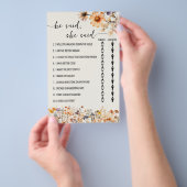 Wildblumen fallen, sagte er, sie sagte Dusche Spie Flyer (Handgriff)