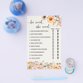 Wildblumen fallen, sagte er, sie sagte Dusche Spie Flyer (Einzeln)