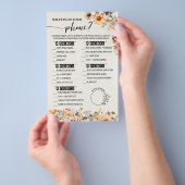 Wildblumen fallen Was auf der Phone Shower Game Ca Flyer (Handgriff)