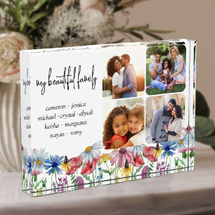 Wildblumen-Familiennamen und 4 Fotos