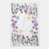 Wildblumen Farbenfrohe Blume im Garten Geschirrtuch (Vertikal)