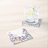 Wildblumen Farbenfrohe Blume im Garten Rechteckiger Pappuntersetzer (Vor Ort)