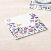Wildblumen Farbenfrohe Blume im Garten Rechteckiger Pappuntersetzer (angewinkelt)